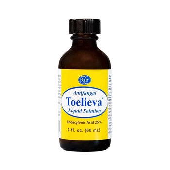 Toelieva 25% Sava Bio Products Раствор с ундециленовой кислотой + экстрактом косточек грейпфрута для лечения грибка ногтей и кожи, 60 мл