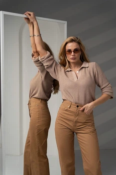 Жsyjxе поло 2717 ТМ Triko Bakh 42-46 бежевий (2717_beige_1)
