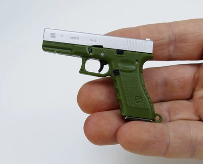 Сувенирный Пистолет Glock 17 Мини Пистолет цвет Зелёный (01097)