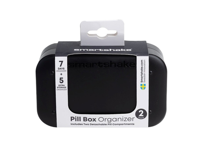 Таблетниця Smartshake Pillbox Organiser 2-pack Black