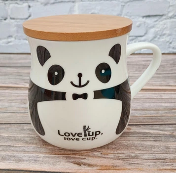Чашка Olens Love Cup c крышкой бамбук 450 мл
