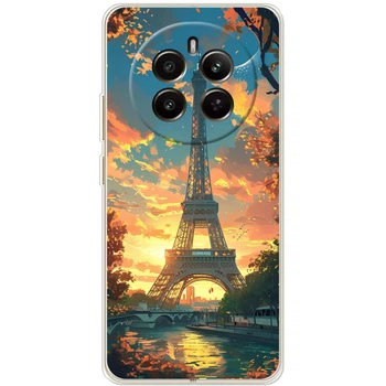 Силиконовый Чехол с Картинкой для Realme 13 4G Принт (Париж, Эйфелева Башня) (62878-ysm037)