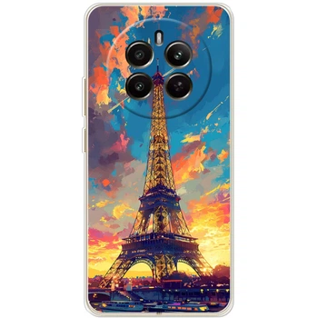 Силиконовый Чехол с Картинкой для Realme 13 4G Принт (Париж, Эйфелева Башня) (62878-ysm038)