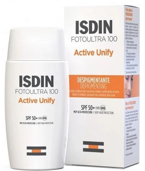 Fluid do twarzy Isdin Foto Ultra 100 Active Unify Fusion Spf50+ 50 ml (8470001710529)