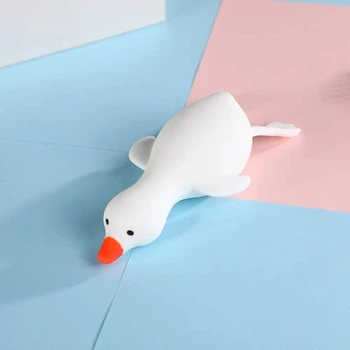 Іграшка антистрес каченя Сквіші Squishies біле для дітей і дорослих