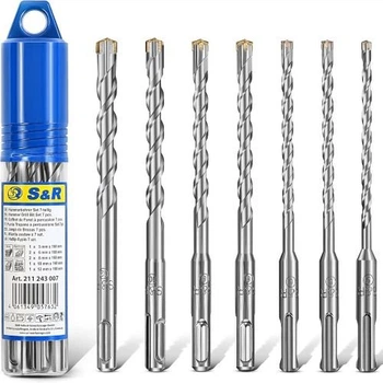 Набор буров S&R Master 4 Plus Zentro в тубусе 7 шт (211243007)