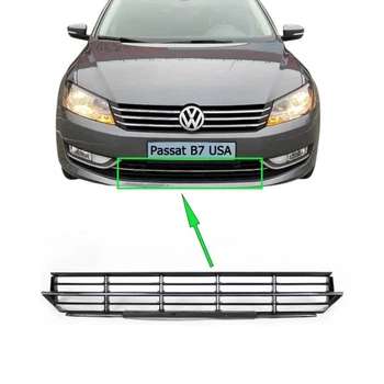 Решетка бампера нижняя Volkswagen Passat B7 (NMS) USA 2011-15 ценртральная 561-853-677