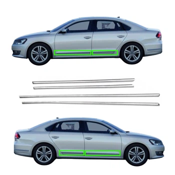 Хромированные молдинги двери Volkswagen Passat NMS США 2011-18 комплект 4 шт 561853516A, 561853754A, 561853515A, 561853753A