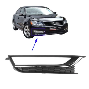 Решітка бампера під ПТФ права VW Passat B7 NMS 2011-15 р 561-853-666-A-9B9