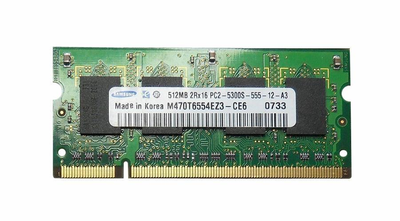 Оперативная память для ноутбука Samsung PC2-5300S-555-12-A3 SODIMM DDR2 512MB PC2. (03718) Б/У