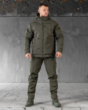 Тактичний зимовий костюм SoftShell Omni-Heat M олива (89502)