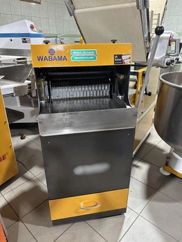 Хліборізка слайсерна Wabama з ручкою автоматична з шістьма швидкостями нарізки підлогова Б/В