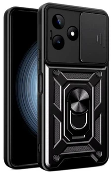 Чехол Camshield c кольцом-подставкой на Realme Note 50 / black