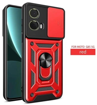 Чохол Camshield з кільцем-підставкою на Motorola Edge 50 Fusion / red