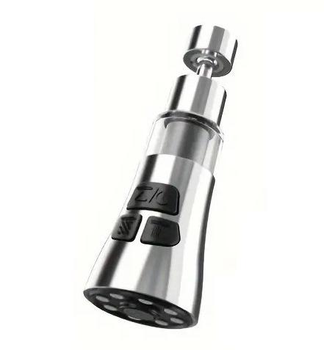 Аэратор насадка для кухонного смесителя с фильтром Faucet Splash Head Wanshe 3 режима Chrome
