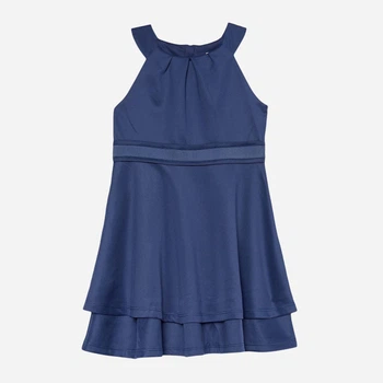 Детское летнее школьное платье для девочки Calvin Klein 48321374 122 см Синие (1159817624)