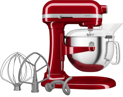 Кухонна машина KitchenAid Artisan 5KSM60SPXEER 5.6 л з підйомною чашею Red (8003437630545)