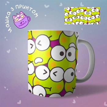 Кавайна мила Чашка кружка Hello Kitty Keroppi "2