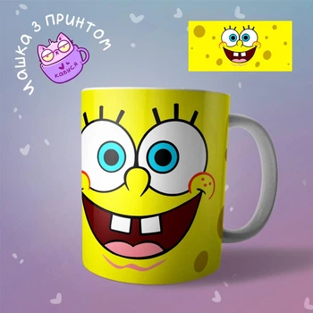 Чашка кружка Губка Боб SpongeBob "3