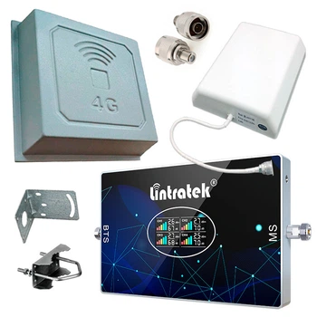 Универсальный комплект связи и интернета (Lintratek KW20L-GDWL) Всечастотный Усилитель + Мощная Антенна