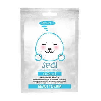 Увлажняющая маска для лица Beautyderm Animal Seal, 25 мл