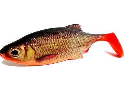 Силикон Westin Ricky the Roach Shadtail 10cm 14g Real Rudd (2шт/уп),P013-552-010
