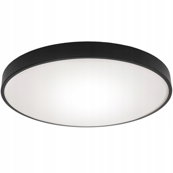 Круглий стельовий світильник Ledhoff PLR-600-B 60 х 5 см чорний