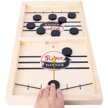 Настільна гра аркадна Fast Sling Puck Slingshot Lingpuck Швидка