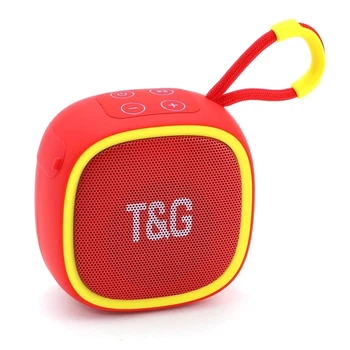 Портативная Bluetooth колонка T&G TG659 AUX+MicroSD+FM+USB 500 mAh 5W Red (7_01309)