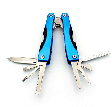 Мультитул з плоскогубцями RIAS M85 9в1 Blue (7_01260)