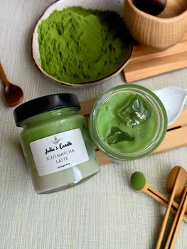 Гелева ароматична свічка Julia's Candle Iced Matcha Latte 200мл (3810104517255)