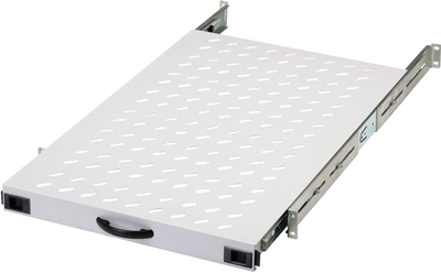 Półka do szafy serwerowej wysuwana Digitus DN-19 TRAY-2-1000 Extendible rack shelf 1U 19" Grey (4016032135494)