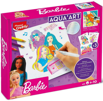 Zestaw kreatywny Maped Aqua Art Barbie (3154149070732)