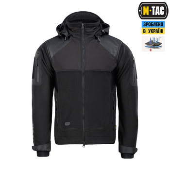 Куртка зимова M-Tac Norman Windblock Fleece L Black