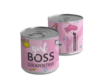 Банка носков Girl boss