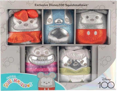 Набір м'яких іграшок Squishmallows Disney Міккі Маус Мінні Маус Чеширський кіт Стіча Дінь-Дінь 13 см (196566177079)