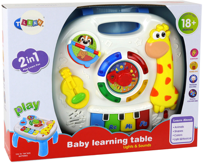 Stolik interaktywny LEAN Toys 2 w 1 Żyrafa (5905991002529)