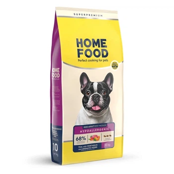 Сухой корм для взрослых собак Home Food «Телятина с овощами» Dog Adult Mini/Medium Гипоаллергенный 10 кг