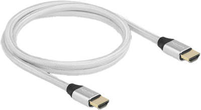 Надшвидкий кабель Delock HDMI-Кабель 48 Gbps 8K 60Гц Silver 1 м (4043619853663)