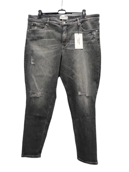 Джинси джинси Calvin Klein Jeans High Rise Skinny сірого кольору, розмір W42