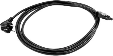 Kabel zasilający Bachmann wtyczka kątowa GST18 Black 5 m (4016514011728)