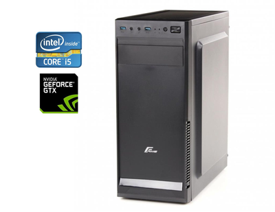 Игровой ПК Frime Expert PC Basic Tower / Intel Core i5-9400 (6 ядер по 2.9 - 4.1 GHz) / 16 GB DDR4 / 512 GB SSD / nVidia GeForce GTX 1660 Super, 6 GB GDDR6, 192-bit / 500W / Win 10 б/у