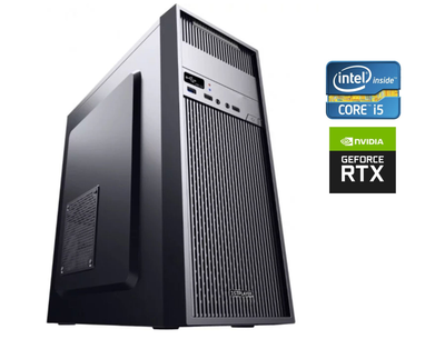 Игровой ПК 1stPlayer Expert PC Tower / Intel Core i5-9500 (6 ядер по 3.0 - 4.4 GHz) / 32 GB DDR4 / 512 GB SSD / nVidia GeForce RTX 2060, 6 GB GDDR6, 192-bit / 550W б/у