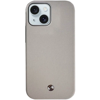 Чехол SGP PC+Leather with Magnetic Fit для Apple iPhone 15 (6.1") Grey