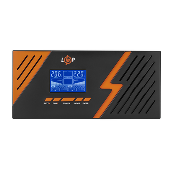 ДБЖ LogicPower LPM-PSW-1500VA Black (22754) - 12 В, Лінійно-інтерактивний на 1050 Вт, чиста синусоїда.