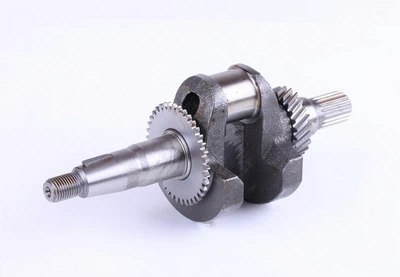 Коленвал м/б 168F/170F (6,5/7Hp) (под шлицы) (c шестернями) для двигателя с понижающим редуктором AMG