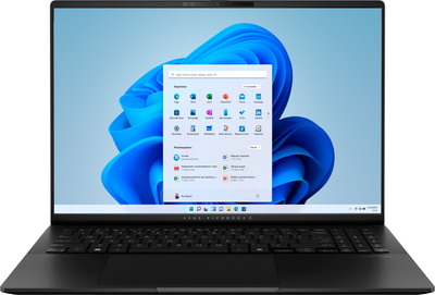 Ноутбук ASUS Vivobook S 16 OLED M5606NA-MX005W (90NB14C2-M002C0) Neutral Black / 16" OLED 3.2K 120 Гц / AMD Ryzen 5 7535HS / RAM 16 ГБ / SSD 1 ТБ / AMD Radeon 660M Graphics