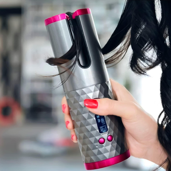 Аккумуляторный беспроводной cтайлер авто-бигуди Ramindong Hair Curler для завивки волос с керамическим покрытием WLQ-12