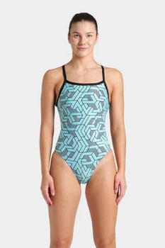 Купальник закритий для женщин Arena ESCAPE SWIMSUIT CHALLENGE BACK бирюзовый Жен 40 007739-580 40