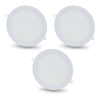 Комплект з 3-х світильників світлодіодних LIGHTWELL LW-R-RCD-18 18 W коло вбудований
